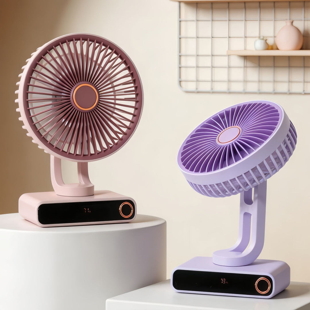 Dame bærbar bordvifte med elegant design og USB-tilkobling Luvikno