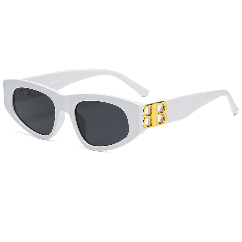 Dame Designer-solbrille med luksuriøse rammedetaljer Luvikno