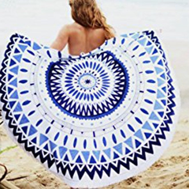 Dame stor strandligger med Hamburger-design Luvikno