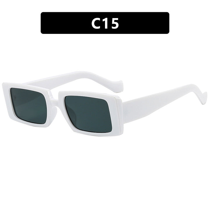 Dame moteriktig solbrille i attraktiv geometrisk design Luvikno