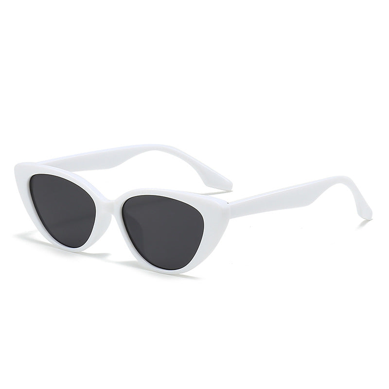 Dame stilige Vintage-solbriller i Cat-Eye-stil Luvikno