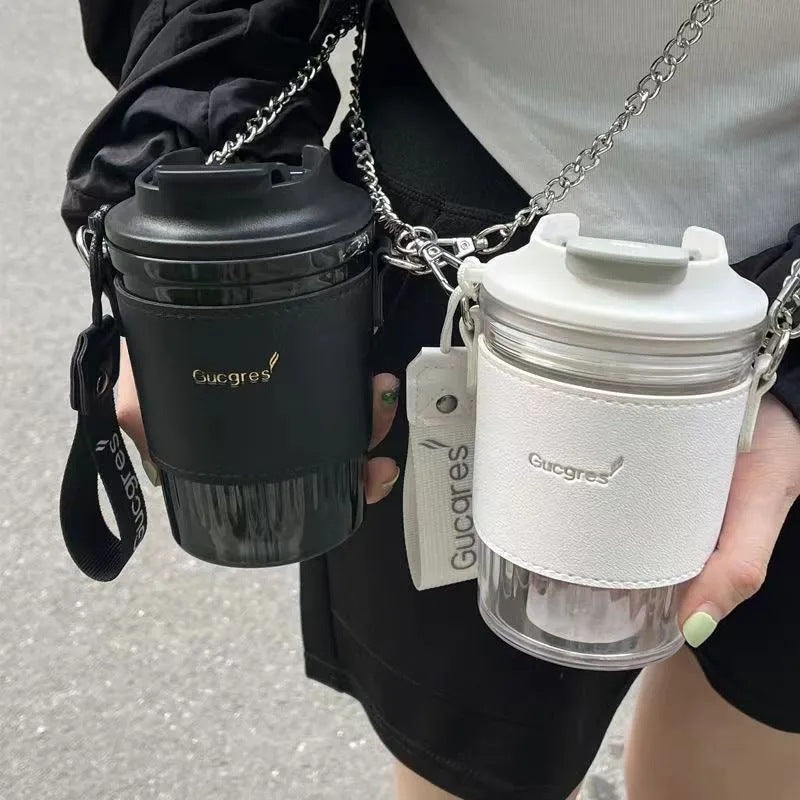 Damen Kaffee- und Teebecher mit praktischem Tragegriff Luvikno