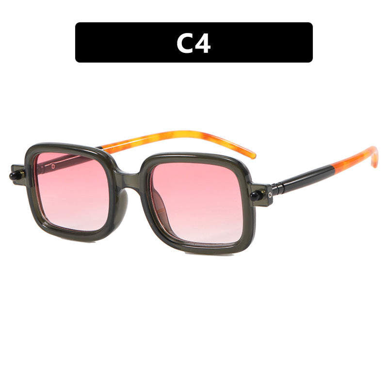 Dame kvadratisk solbrille med iøynefallende og moderne design Luvikno