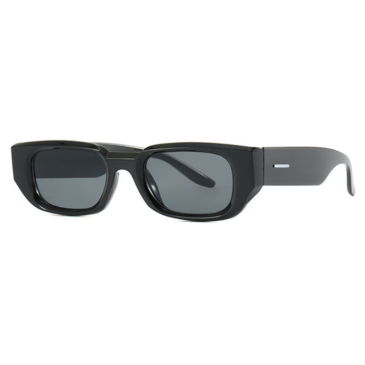 Dame trendy solbriller med innovativ, transparent ramme og polarisert glass Luvikno