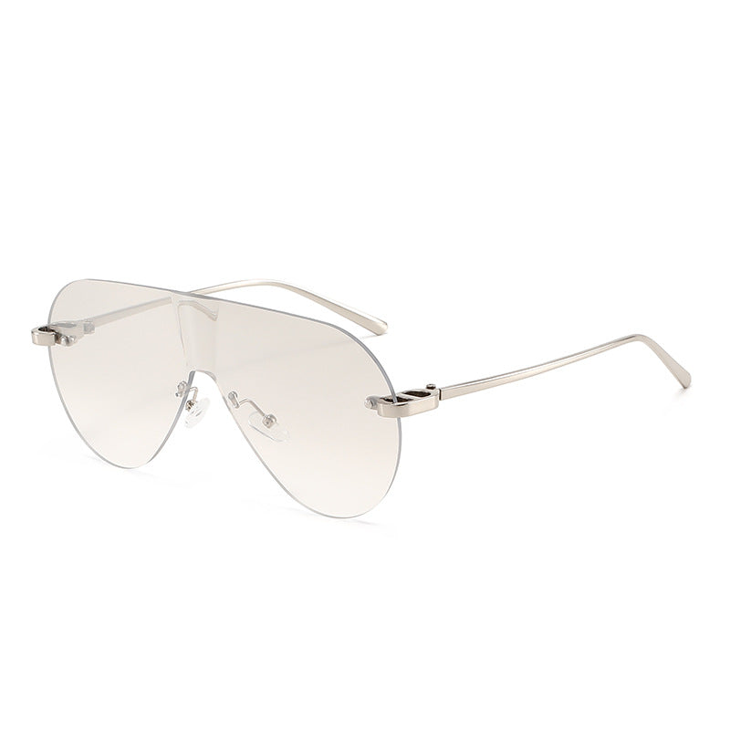 Dame Oversized solbriller i moderne aviator-stil Luvikno