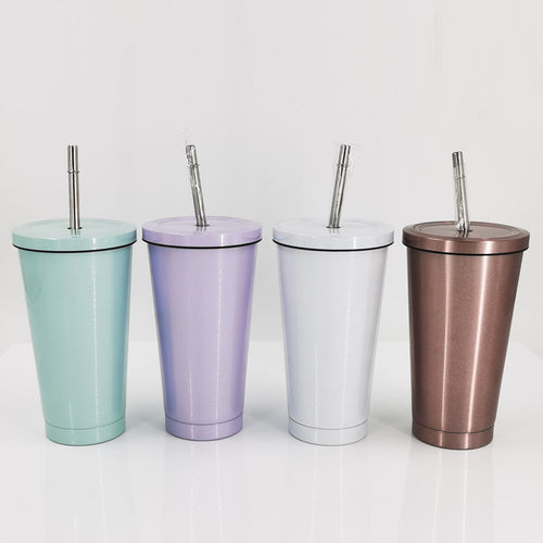 Damer Bærbar Rustfritt Stål Tumbler Luvikno