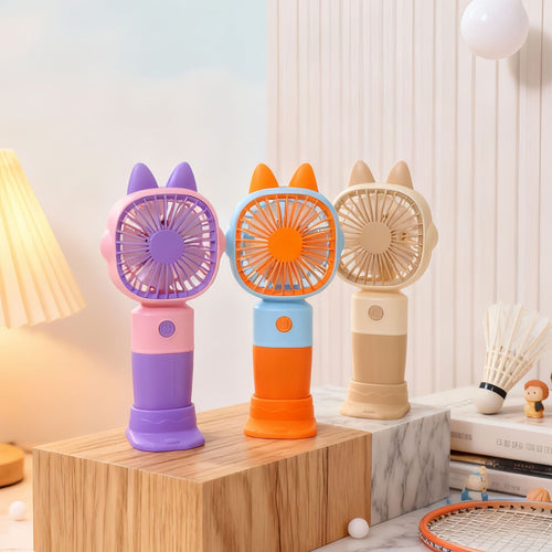 Damer Bærbar Dyre Mini-Ventilator med USB-tilkobling Luvikno