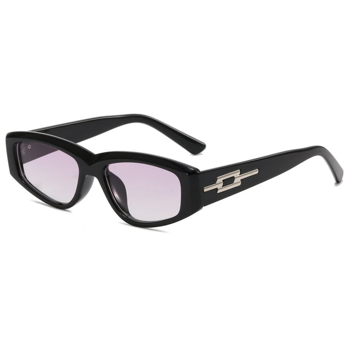 Dame fashion solbrille med elegant rammedekor Luvikno