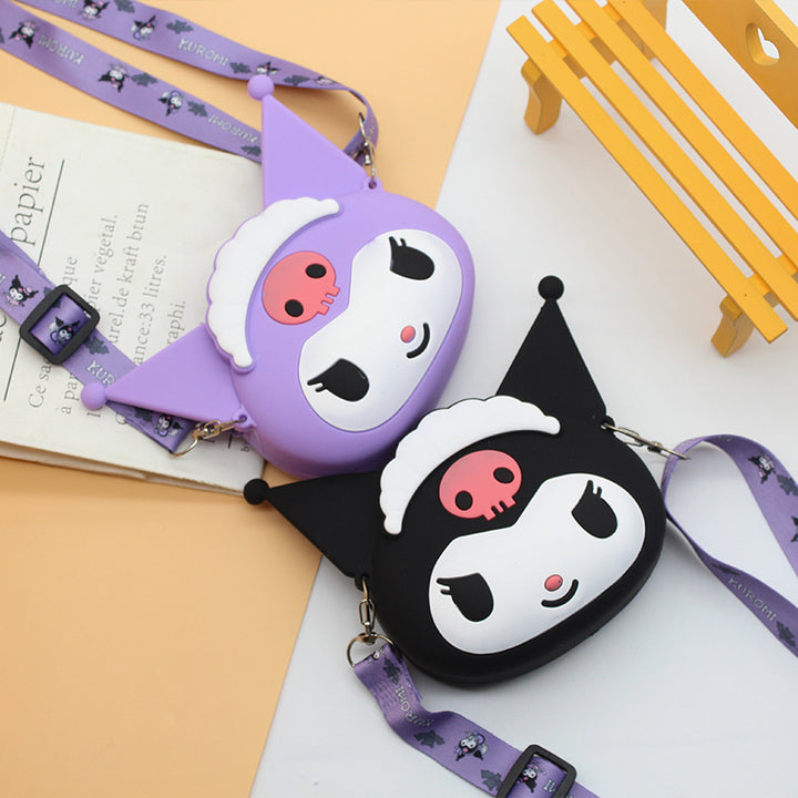 Dame Cartoon Messenger Bag i silikon Luvikno