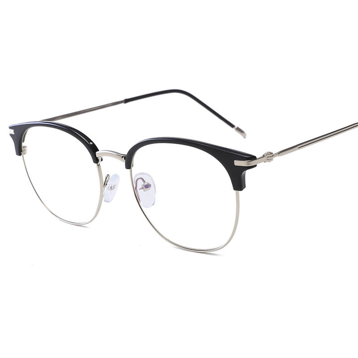 Damer moteriktig cat-eye brille med filigran metallramme Luvikno