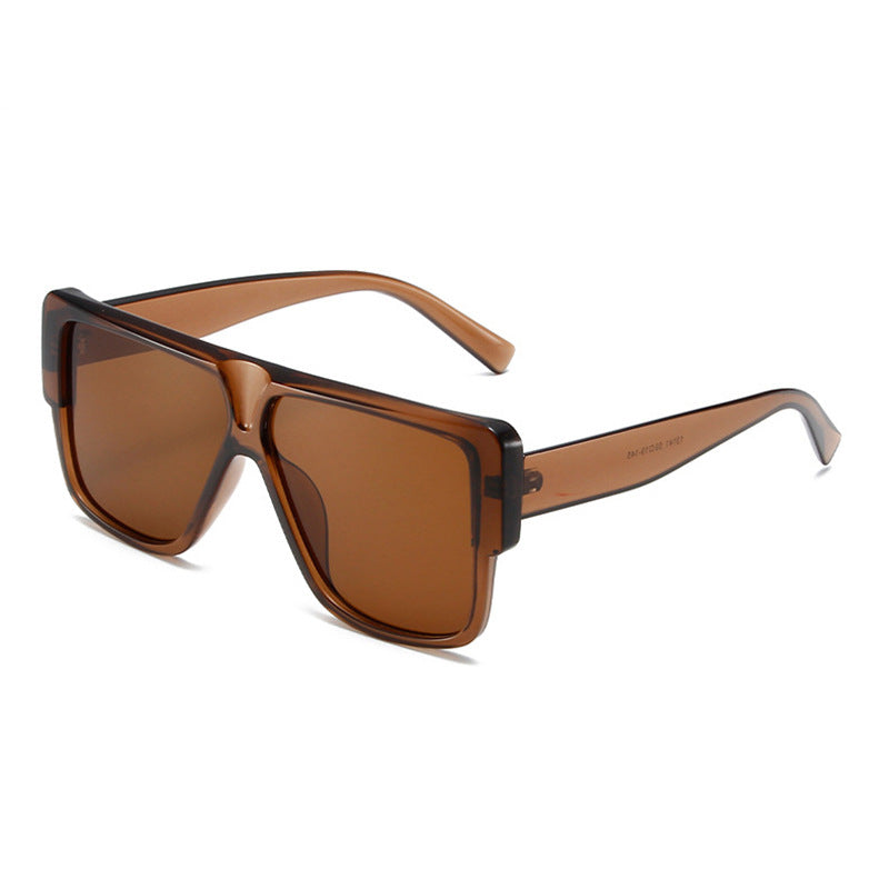 Dame firkantet solbrille med markant ram Luvikno