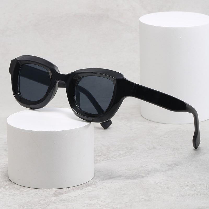 Dame Moderne Geometrisk Solbrille Luvikno