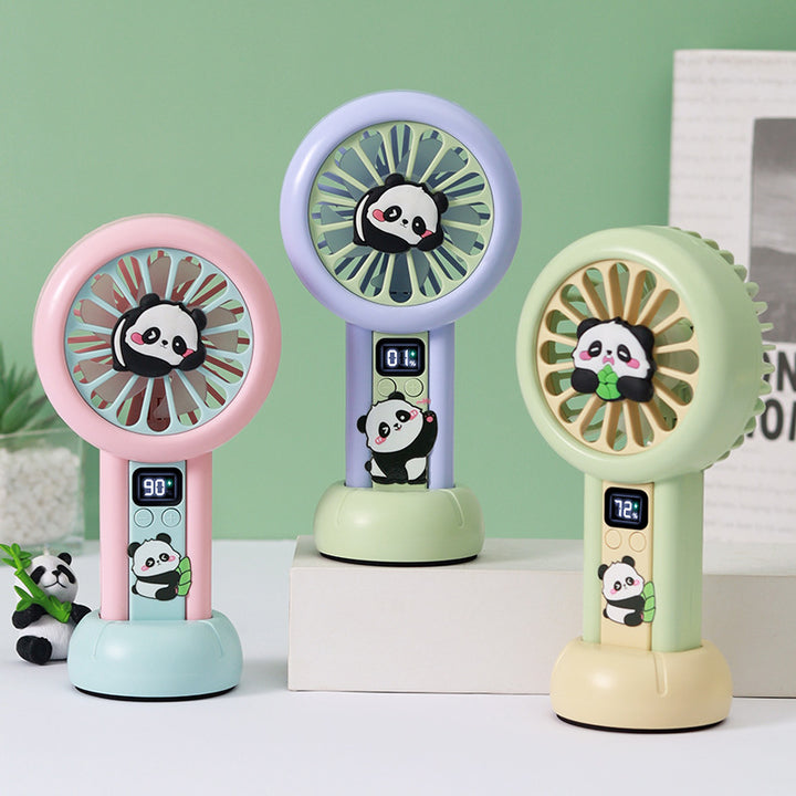 Unisex Bærbar Mini-vifte med LED-skjerm Luvikno