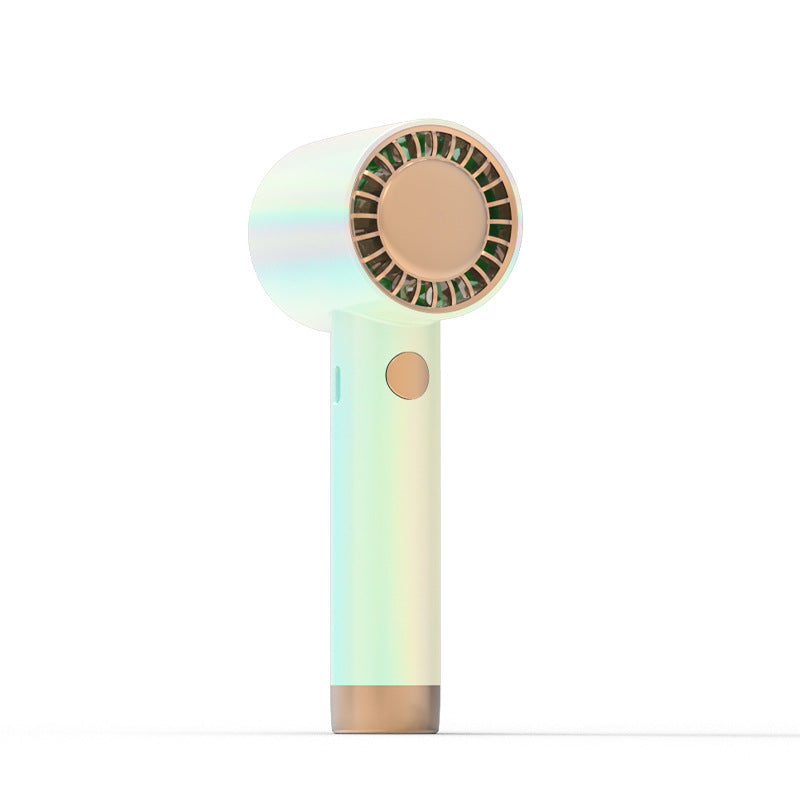 Unisex Bærbar Mini-USB-vifte med ergonomisk håndtak og kraftig kjøling Luvikno