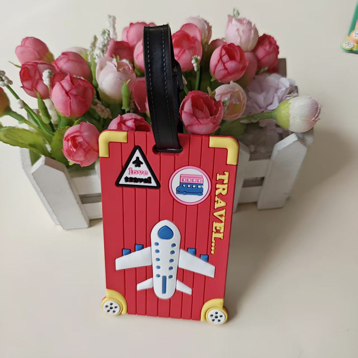 Unisex Bagasjelapp med kreativt reise-motiv Luvikno