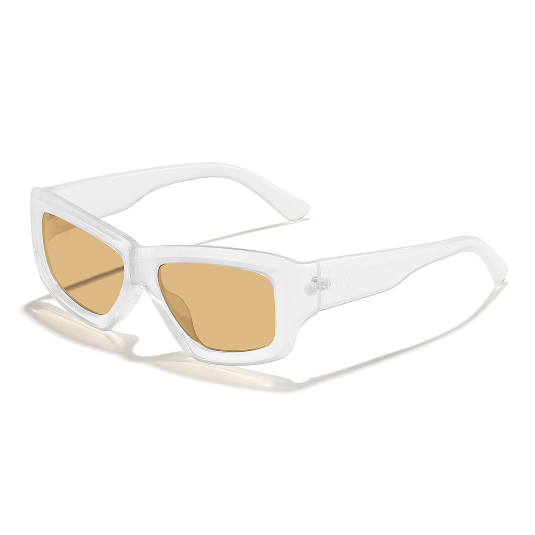 Dame moteriktig solbrille i unik ramme Luvikno