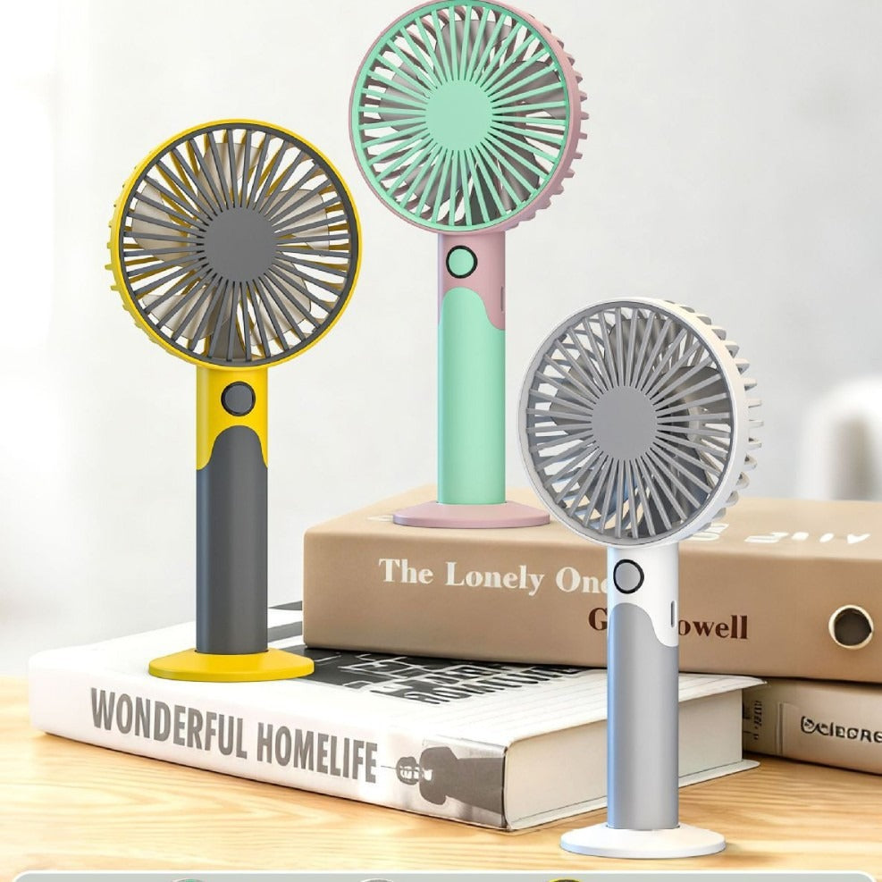 Unisex Bærbar Mini-vifte med ergonomisk design og USB-ladingsfunksjon Luvikno