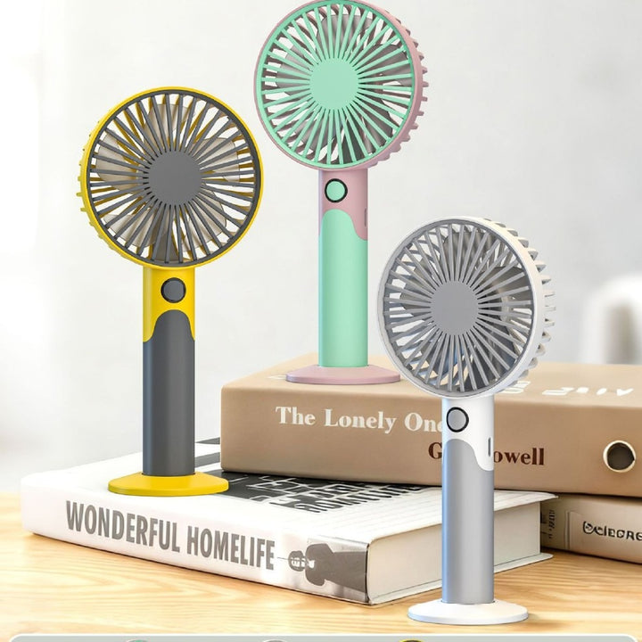 Unisex Bærbar Mini-vifte med ergonomisk design og USB-ladingsfunksjon Luvikno