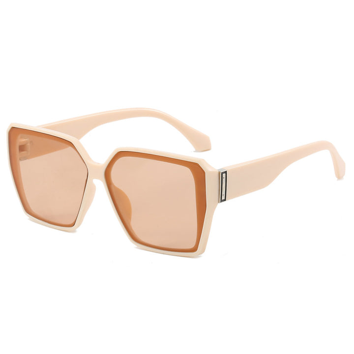 Dame moteriktig geometrisk solbrille i urban stil Luvikno