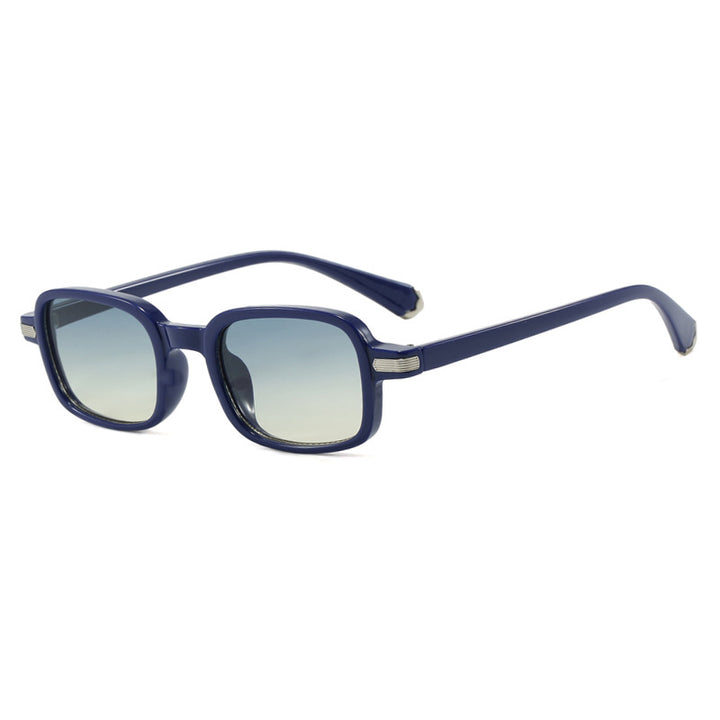 Dame moteriktig kvadratisk solbrille i trendy skilpadde-design Luvikno