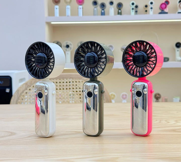 Unisex Bærbar Håndvifte med kraftig batteri og kompakt design Luvikno