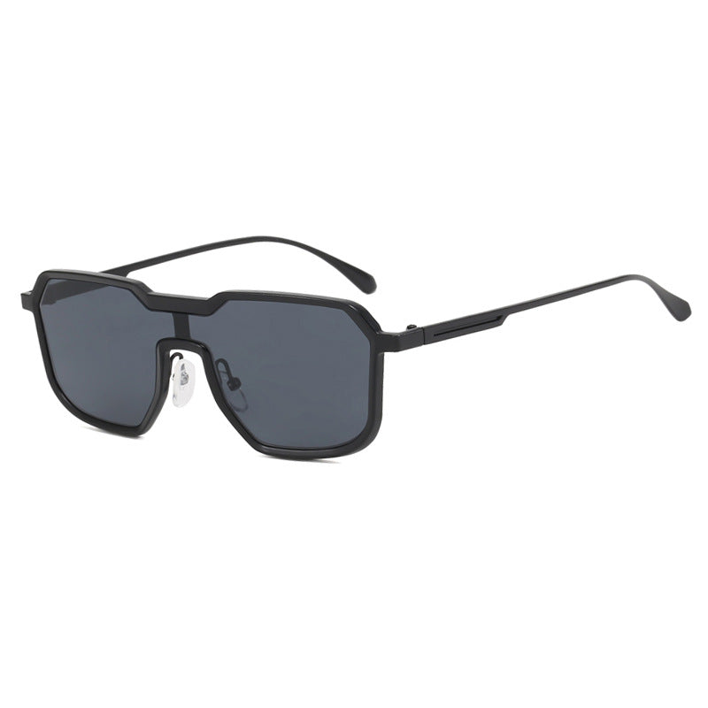 Dame ekstravagant geometrisk solbrille med beskyttende UV-filter Luvikno