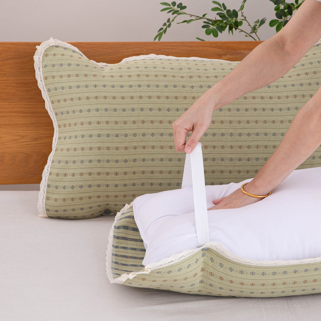 Dame ergonomisk pute med avtakbart trekk Luvikno