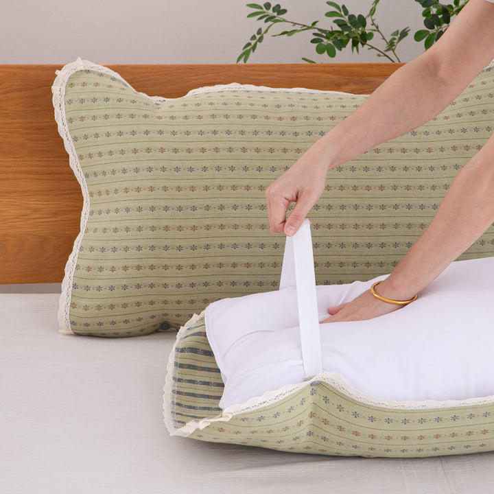 Dame ergonomisk pute med avtakbart trekk Luvikno