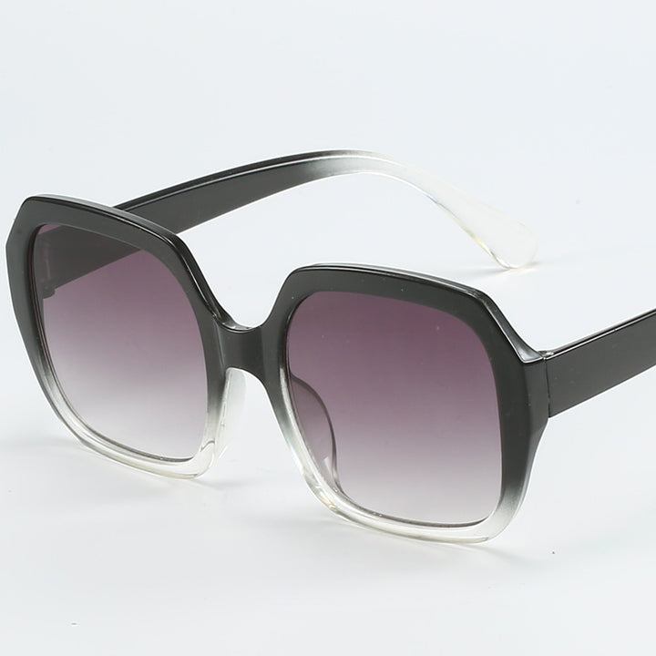Dame Modisk Oversized-solbrille med ekstravagante leoparddetaljer Luvikno