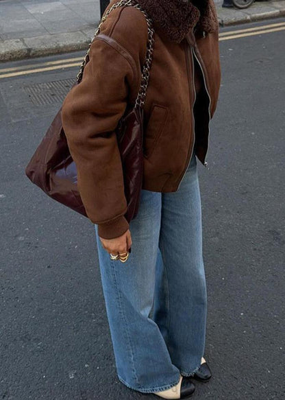 Luvik | Lentotakki villasekoitteesta