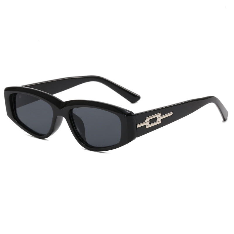 Dame fashion solbrille med elegant rammedekor Luvikno