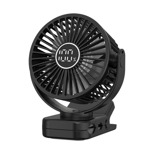 Unisex Smart Temperature Control Clip-On Fan Luvikno