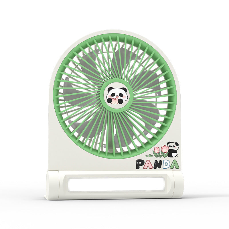 Kvinnens Portable Mini-Pannevifte med Søtt Panda Design Skanto
