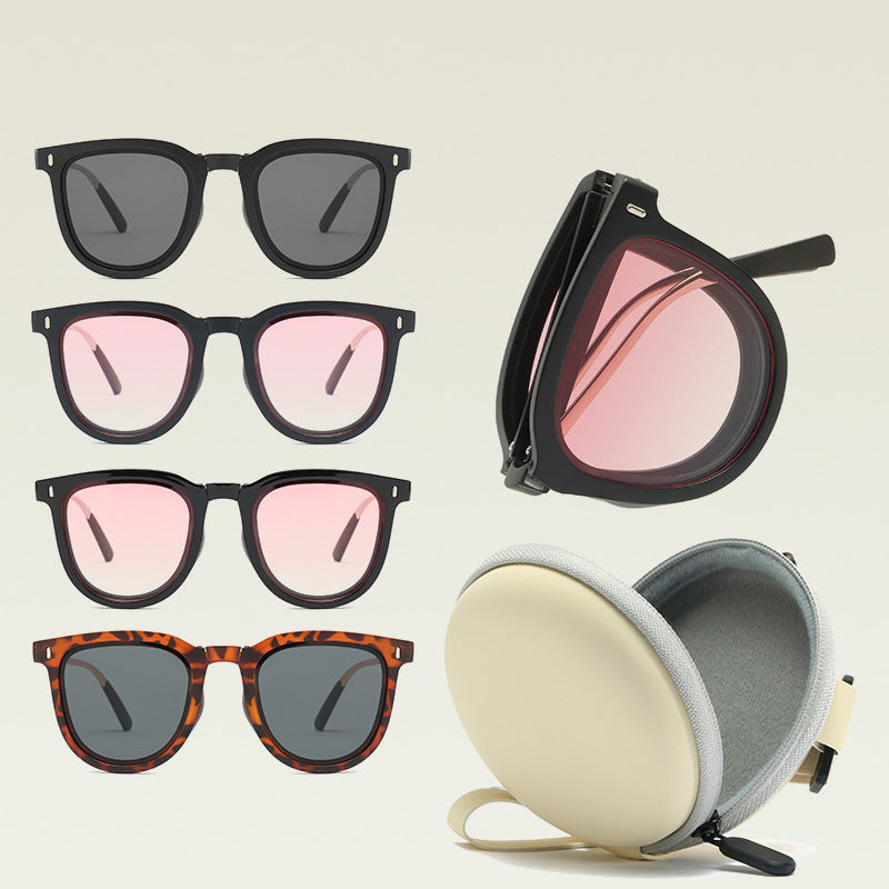 Dame mote solbrille med innovativt skilpaddemønster Luvikno