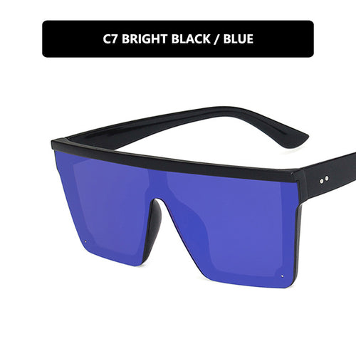 Damer futuristisk solbrille i beskyttende oversized-format Luvikno