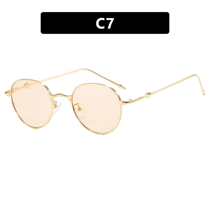 Dame elegant solbrille i moderne oval design Luvikno