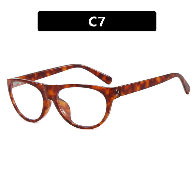 Dame moteriktig optisk brille med elegant kattøye-design Luvikno
