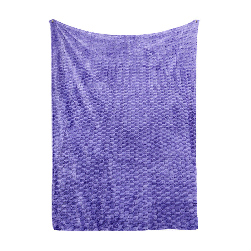 Damer Koselig Mikrofiber Hurtigskiftepledd i moderne rutemønster Luvikno