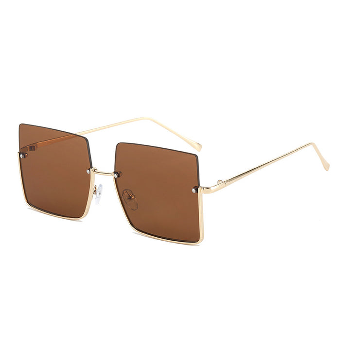 Damer Modisk solbrille i markant kvadratdesign Luvikno