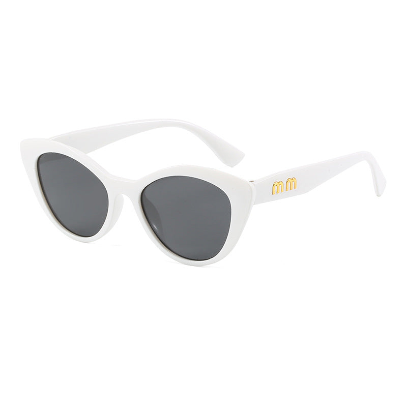 Damen Cat-Eye solbriller i trendy vintage-stil Luvikno