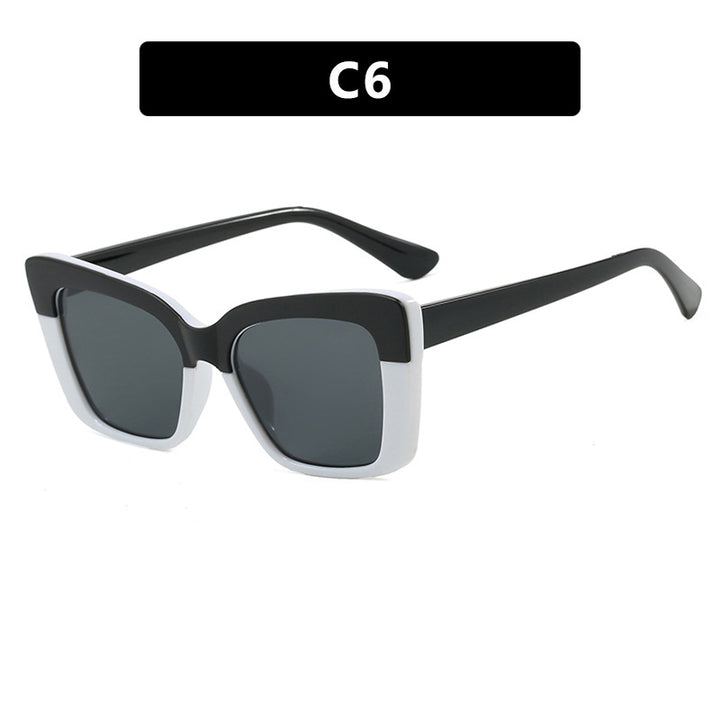 Dames moteriktig brille i trendy geometrisk design Luvikno