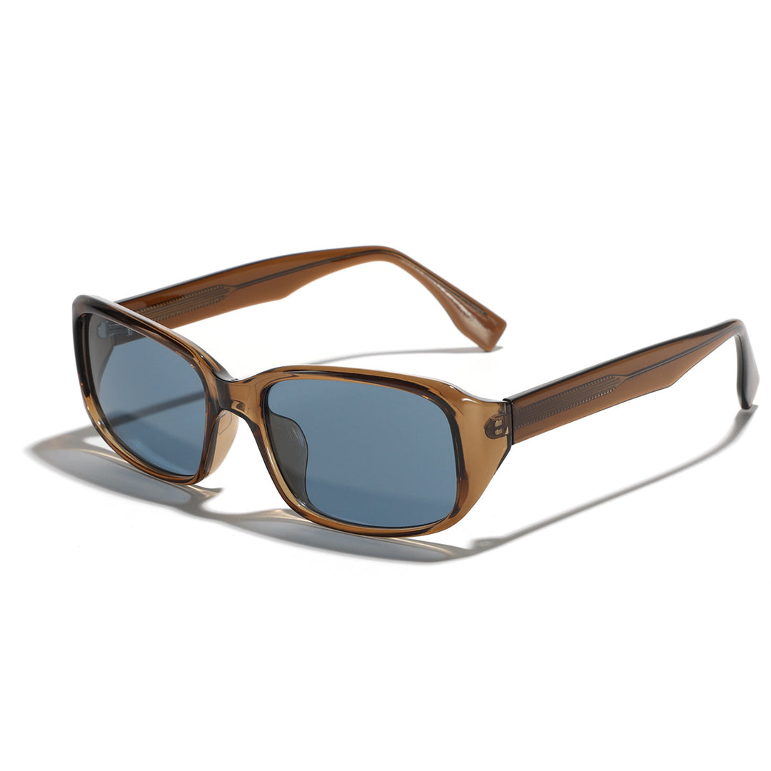 Dame moteriktig rektangulær solbrille Luvikno