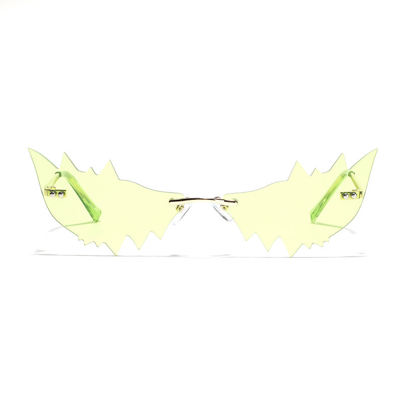 Dame Trendy kattedans solbriller med beskyttende UV-filter og original ramme Luvikno