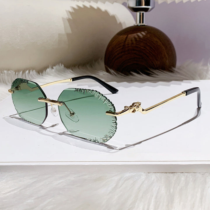 Dame ekstravagante solbriller med blomsterformet design og høyverdig UV-beskyttelse Luvikno