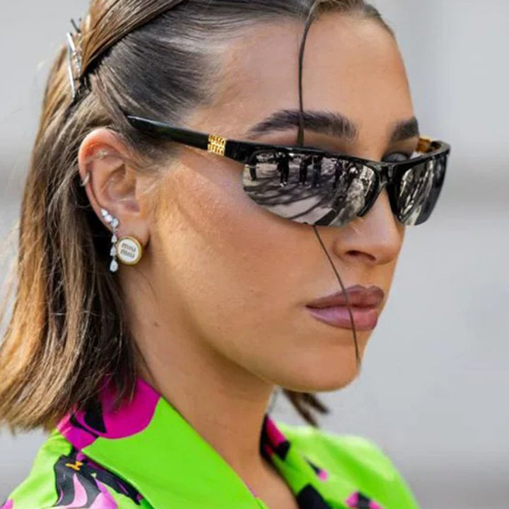 Dame fashion solbriller med polarisert glass og stilfull ramme Luvikno