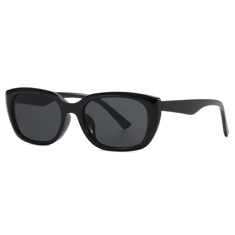Dame trendy cat-eye solbriller i minimalistisk design Luvikno