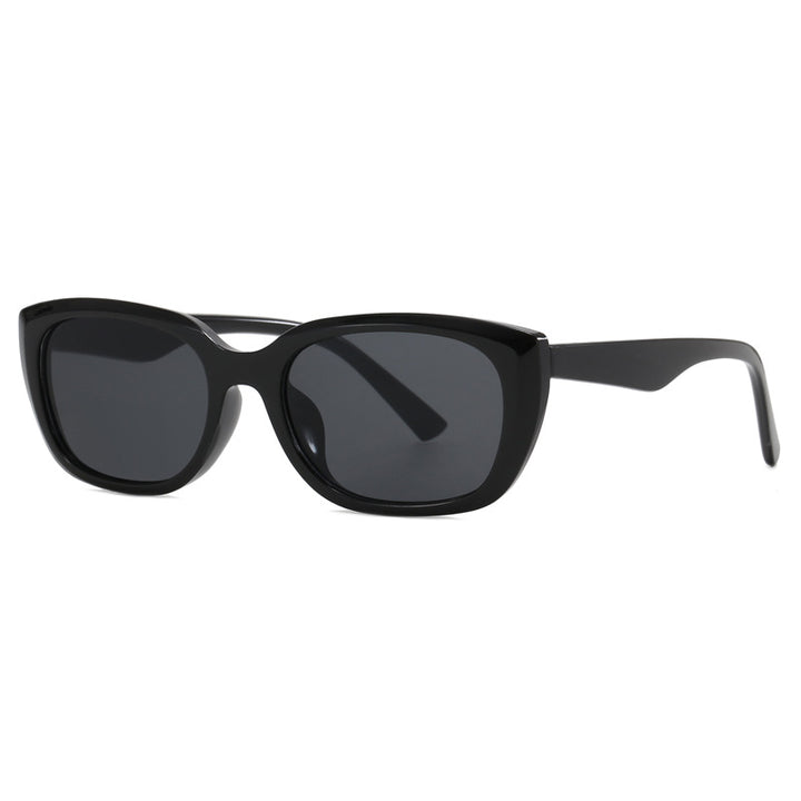 Dame trendy cat-eye solbriller i minimalistisk design Luvikno