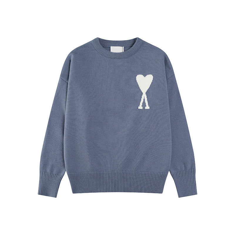 Luvik | Hjerte brodert dame genser