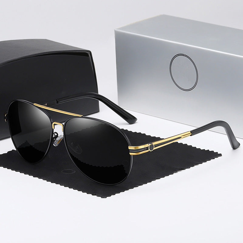 Dame elegant solbrille med smal ramme og UV-beskyttelse Luvikno