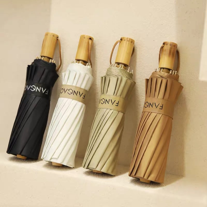 Dame sammenleggbart paraply med elegant design Luvikno